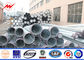 Gr65 Galvanized Steel Pole 14m 110kv Customized Metal Utility Poles supplier