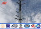 10m Commercial Light Steel Utility Pole FPR Power Transmission Line supplier