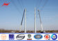 Customizable Color For Powder Coated Electrical Power Pole For Power Transmission supplier