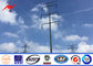 S500MC 11m Steel Utility Pole / Tubular Pole For 115kv Transmission Distribution Line supplier