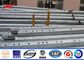 Round Electrical Transmission Poles One 40ft Container 35 Ft Steel Power Pole supplier