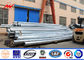 Octagonal Steel Electrical Power Pole 10m Galvanized Steel Pole AWS D 1.1 supplier