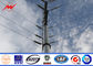 12m Electrical Steel Utility Pole For 132kv Transmission Power Line supplier
