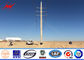 8 Sided 24M Clase 3000 Metal Steel Utility Poles For Transmission Overhead Line supplier