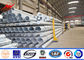 Tapered 15M Galvanized Steel Pole 1mm - 36mm Thickness For Electricity Distribution supplier