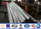 Conical 5mm Steel Transmission Poles 17m Height Three Sections 510kg Load Bitumen supplier