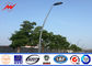 Street Lighting Single Bracket Parking Light Poles 6m Height Steel 3mm Thickness supplier