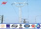 ASTM A123 Galvanized Standard Steel Power Pole Distribution 69 KV Power Line Pole supplier