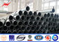 5KN - 50KN Hot Dip Galvanized Steel Pole 33kv Power Distribution Transmission Poles supplier