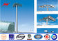 15 - 30 M Q345 Steel Tubular Pole Stadium High Mast Lighting Pole With 16 Lights supplier