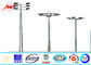 Octagonal Stadium Football High Mast Tower Light Pole Custom 30M For Seaport supplier