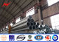 Octagonal Galvanized Steel Pole For Electrical Power Line Project supplier