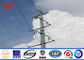 Medium Voltage Galvanised Steel Transmission Poles 10kv - 550kv ISO Certificate supplier
