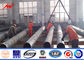 Philippine NPC 50FT - 70FT Electric Galvanised Steel Poles For Power Transmission supplier