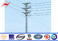 Philippine NPC 50FT - 70FT Electric Galvanised Steel Poles For Power Transmission supplier