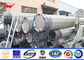 11M 2.5KN Octagonal Galvanized Steel Pole Bitumen Surface 34.5 KV Power Line Pole supplier