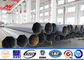 +/-2% Tolerance 12m 1500Dan Galvanized Steel Pole For Power Line Distribution Project supplier