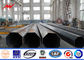 10kv - 550kv Medium Voltage Steel Tubular Poles With Galvanization Surface Treatment supplier