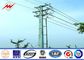 10m 15m Tapered Galvanised Steel Pole For Electrical Power Transmission Lines supplier