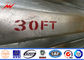 Electric Power Transmission Line Steel Tubular Pole 10kV Hot Dip Galvanized supplier