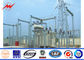 High Voltage Galvanized Steel Poles Electric Transformer Substation Structure Series supplier