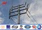 12m 1250Dan Galvanized Steel Power Pole For 69kv Power Transmission supplier