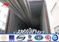 10kV Hot Dip Galvanized Electric Power Transmission Line Tubular Steel Poles supplier