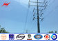 35FT Direct Buried Galvanized Utility Steel Pole For Power Transmission  supplier