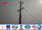 Utility Galvanized Power Poles For Power Distribution Line Project supplier
