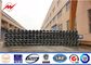 Utility Galvanized Power Poles For Power Distribution Line Project supplier
