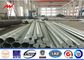 Galvanized Utility Power Poles with face to face joint mode / nsert mode supplier