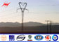 Polygon Galvanized  Electricity Steel Utility Pole For 115kv Overhead Transmission Line Project supplier