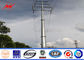 15m 1250Dan Bitumen Electrical Power Pole For Transmission Line Project supplier