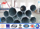 Tapered Electrical Steel Power Transmission Poles With Cross Arms supplier
