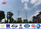 132kv Power Utility Poles Polygonal Tower Galvanized Steel Electric Pole supplier