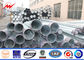 Hot Dip Galvanized Electrical Transmission Poles With 50 Years Life Time supplier