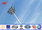 15 Meter Single Pole Tubular Antenna High Towers Lighting Mast Light Tower supplier