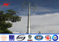 27.5m Columniform Galvanized Steel Pole For Transmission Line , Utility Power Poles supplier