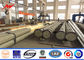 12m Hot Dip Galvanization , Double Circuit Steel Power Pole For Electrical Transmission supplier