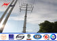 132kv Monopole Tower Steel Power Pole For Electricity Distribution Line Project supplier
