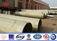 Galvanized Steel Metal Power Poles 25FT 30FT 35FT Yield Strength 345Mpa supplier