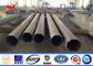 Hot Dip Galvanized Electrical Line Power Transmission Poles With Cross Arm supplier