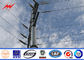 9 m - 100m Tubular Steel Utility Pole For Electrical Distribution Line Project supplier