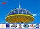 Q345 Steel Street LED High Mast Lighting Pole 20m / 25m For Airport / Seaport supplier