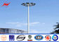 Hexagonal / Octagonal 30m High Mast Light Pole Automatic With Aotumatic Hoisting System supplier