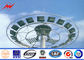 40M 60 nos LED Lights Galvanized High Mast Stadium Light Tower With Round Lantern Carriage supplier
