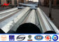 25ft -100ft Low Valtage Philippines Steel Transmission Pole With Angle Arms supplier
