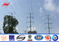Conical / Polygonal 110KV Galvanized Steel Poles For Electric Transmission Line supplier