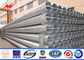 69kv Galvanized Steel Pole , Electric Power Poles With  And BV Certificate supplier