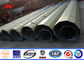 Galvanized Electricity Steel Metal Utility Poles 120 Ft Shigh Tension Power Lines supplier